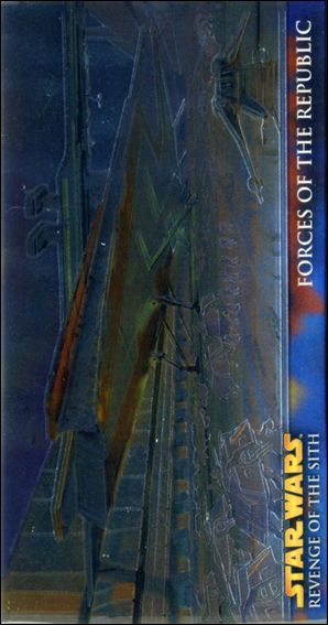 Star Wars: Revenge of the Sith Widevision (Chrome Art Retail Subset) card R2 Forces of the Republic