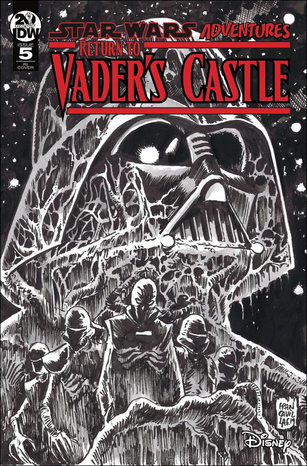 Star Wars Adventures: Return to Vader's Castle issue 5-C Francesco Francavilla 1:10 Black & White Cover