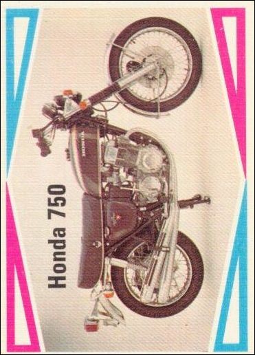 Choppers & Hot Bikes (Base Set) card 45 Honda 750