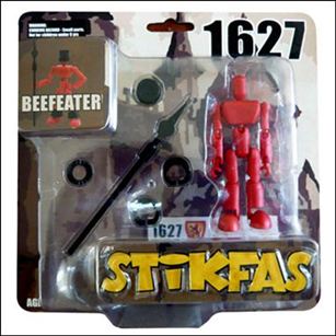 Stikfas Preassembled Blister Regular Pack figure 7 1627 Beefeater