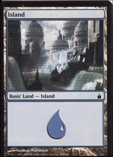Magic the Gathering: Ravnica (Base Set)  card 291 Island