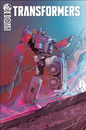 Transformers (2019) issue 37-B Sebastian Piriz Cover