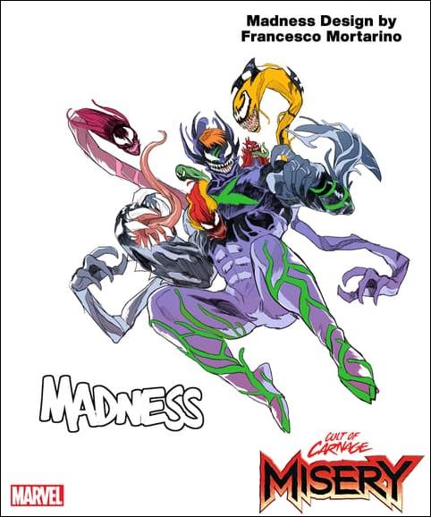 Cult of Carnage: Misery issue 1-B Francesco Mortarino Madness Concept Art Cover