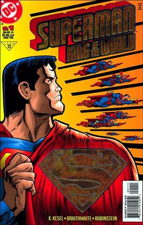 Superman, King of the World issue 1 Embossed Gold Foil Cover