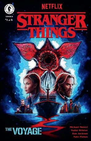 Stranger Things : The Voyage issue 1-B Kyle Lambert Cover
