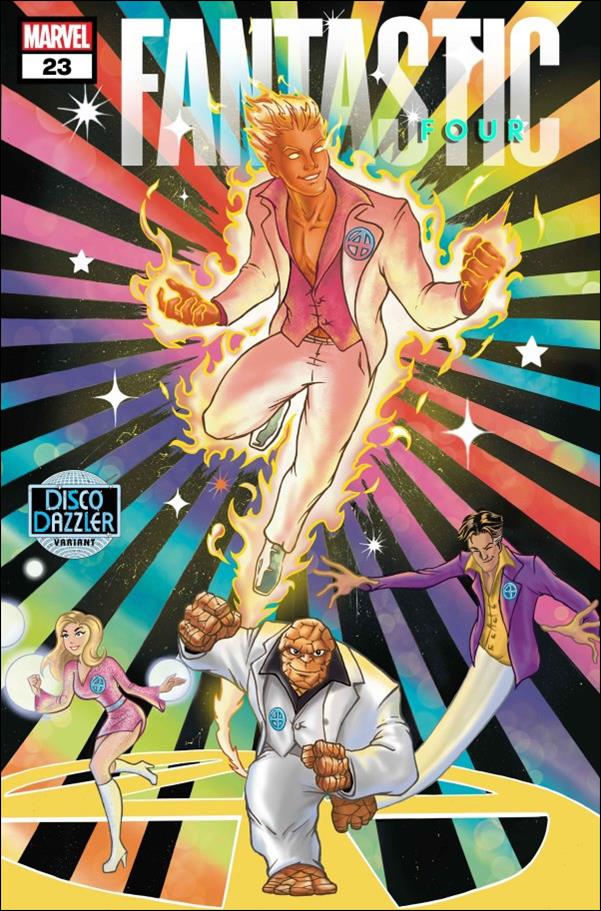 Fantastic Four (2022) issue 23-C Benjamin Su Disco Dazzler Cover