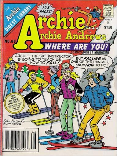 Archie…Archie Andrews, Where Are You Comics Digest Magazine issue 66