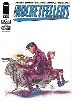 Rocketfellers issue 1-H Francis Manapul Cardstock Cover (Third Printing)