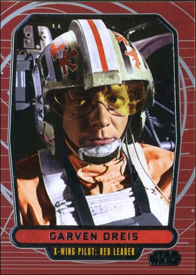 Star Wars Galactic Files (Base Set) card 121 Garven Dreis X-Wing Pilot: Red Leader