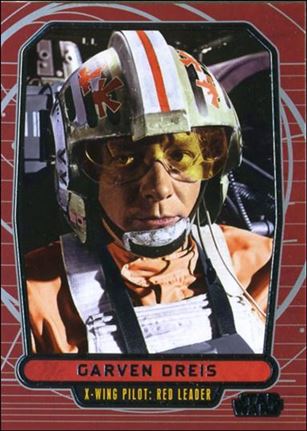 Star Wars Galactic Files (Base Set) card 121 Garven Dreis X-Wing Pilot: Red Leader