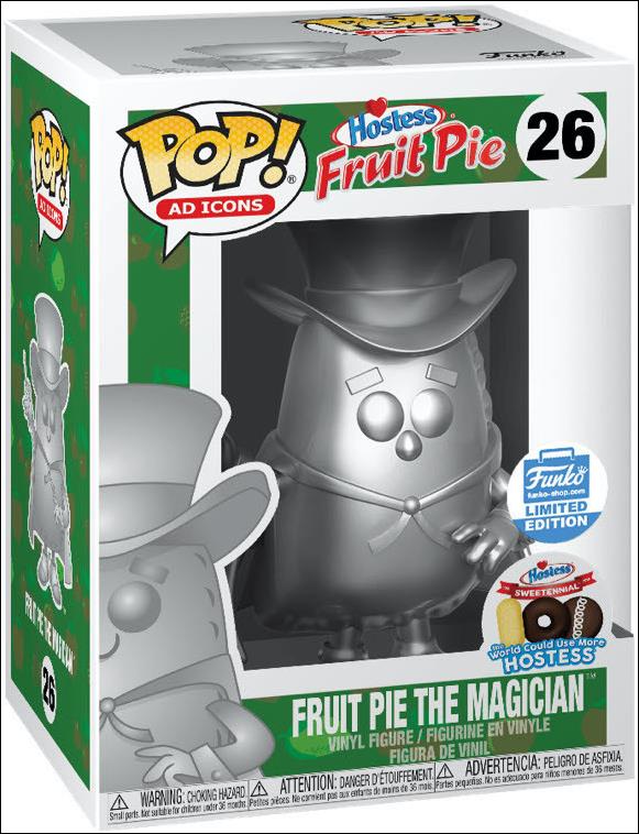 POP! Ad Icons figure 26-B Fruit Pie Magician (Silver) Funko Shop Exclusive