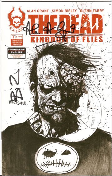 Dead: Kingdom of Flies issue 1-D Forbidden Planet Cover (signed by Grant & Bisley)