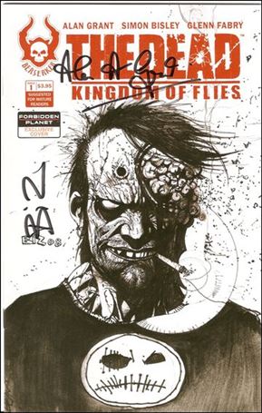 Dead: Kingdom of Flies issue 1-D Forbidden Planet Cover (signed by Grant & Bisley)
