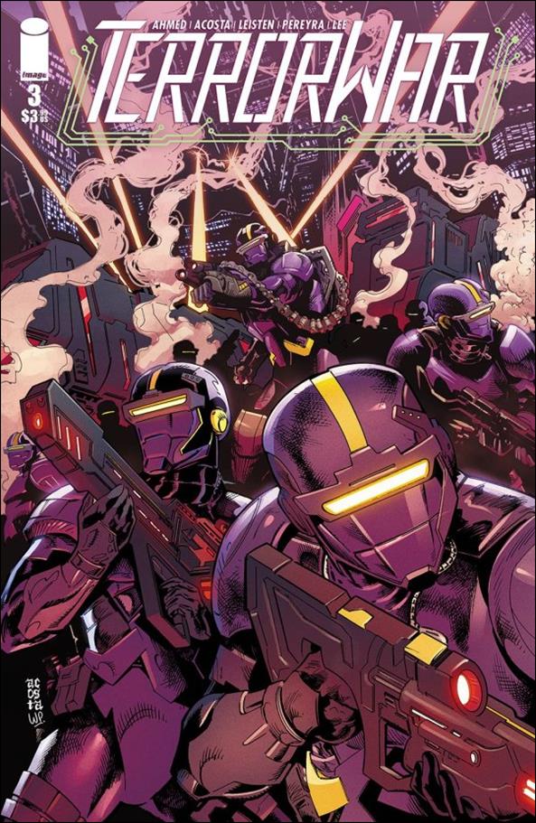 Terrorwar issue 3 Dave Acosta Cover