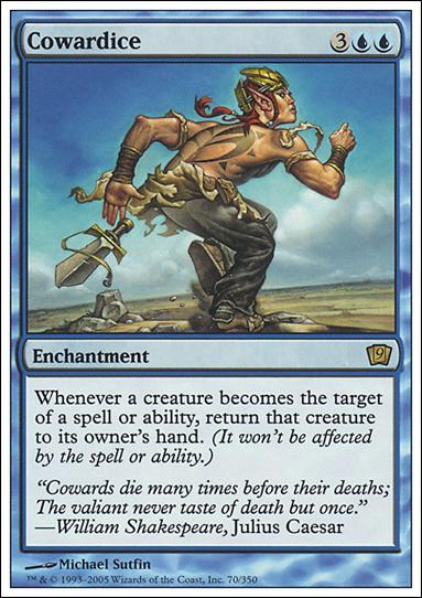 Magic the Gathering: 9th Edition (Base Set) card 70 Cowardice