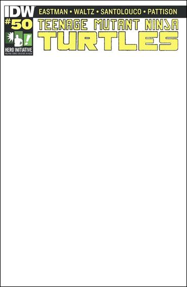 Teenage Mutant Ninja Turtles (2011) issue 50-L Hero Initiative Blank Cover