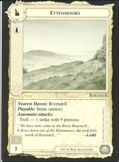 Middle-Earth: The Wizards (Base Set) card 147 Ettenmoors
