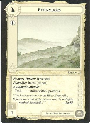 Middle-Earth: The Wizards (Base Set) card 147 Ettenmoors