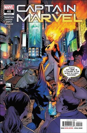 Captain Marvel (2019) issue 40 Juan Frigeri Cover