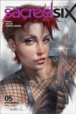 Sacred Six issue 5 Lucio Parrillo Cover