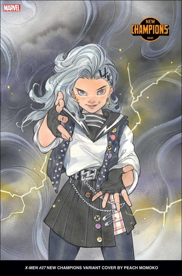 X-Men (2021) issue 27-F Peach Momoko New Champions Cover