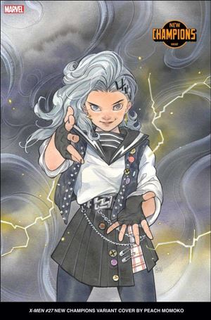 X-Men (2021) issue 27-F Peach Momoko New Champions Cover