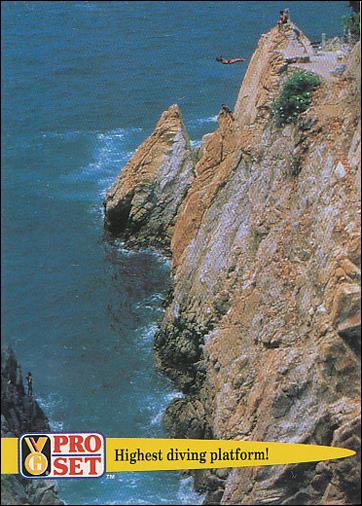 Guinness World Records (Base Set) card 91 Highest diving platform!