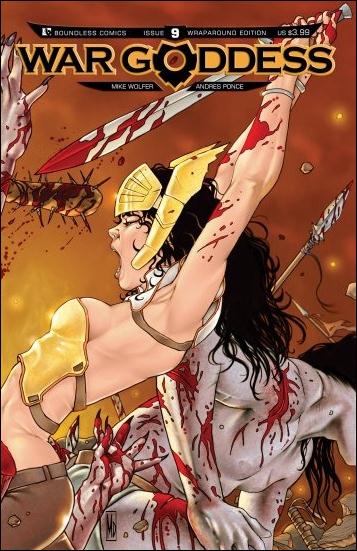 War Goddess issue 9-B Wraparound Cover