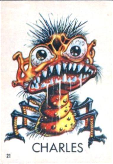 Ugly Stickers (1965) (Base Set) card 21-B Charles
