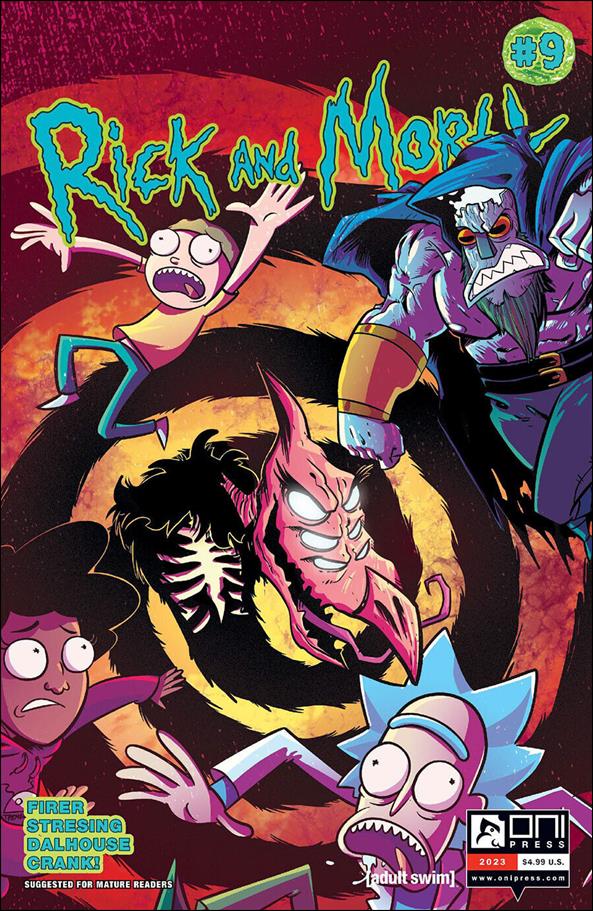 Rick and Morty (2023) issue 9 Fred C. Stressing Cover