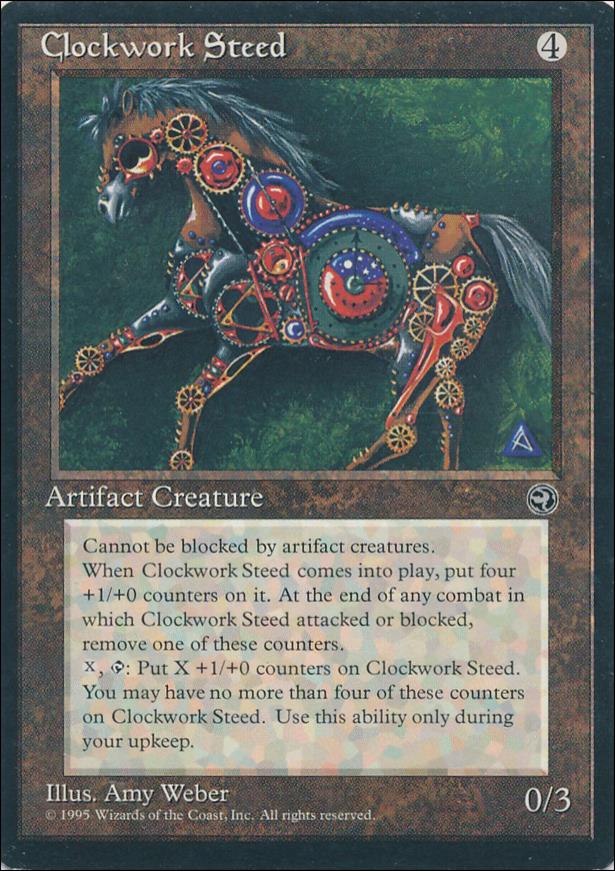 Magic the Gathering: Homelands (Base Set) card 103 Clockwork Steed