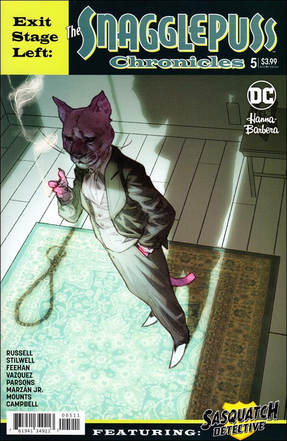 Exit Stage Left: The Snagglepuss Chronicles issue 5 Ben Caldwell Cover