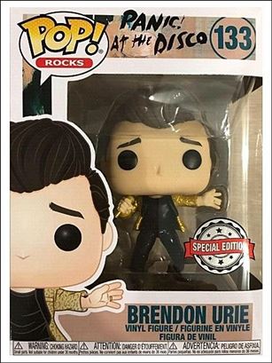 Pop! Rocks figure 133-B Brendon Urie (Special Edition)