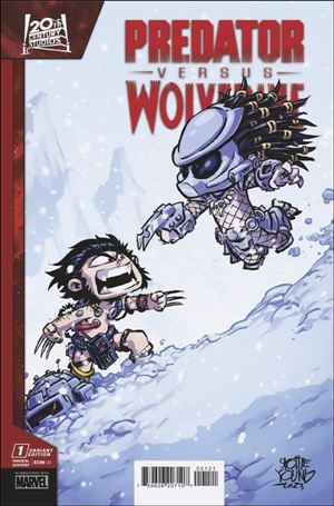 Predator vs. Wolverine issue 1-G Skottie Young Cover