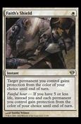 Magic the Gathering: Dark Ascension (Base Set) card 7 Faith's Shield
