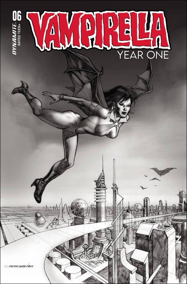 Vampirella: Year One issue 6-F Kevin Nowlan 1:10 Pencils Cover
