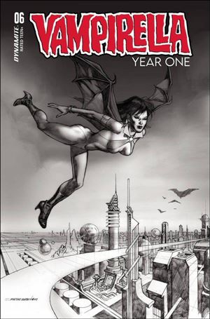 Vampirella: Year One issue 6-F Kevin Nowlan 1:10 Pencils Cover