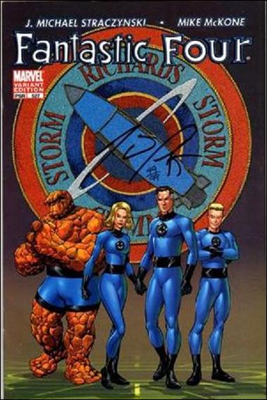 Fantastic Four (1961) issue 527-H DF (Signed by J. Michael Straczynski) 1/99