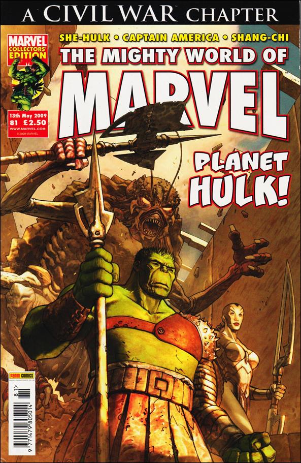 Mighty World of Marvel (UK) (2003) issue 81 Cardstock Cover