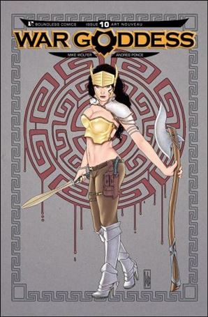 War Goddess issue 10-D Art Nouveau Cover