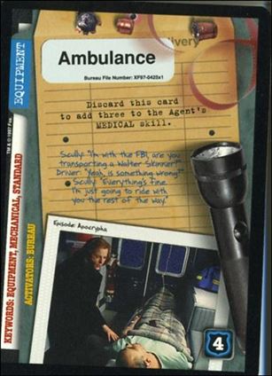 X-Files: 101361 (Base Set) card XF97-0425x1 Ambulance