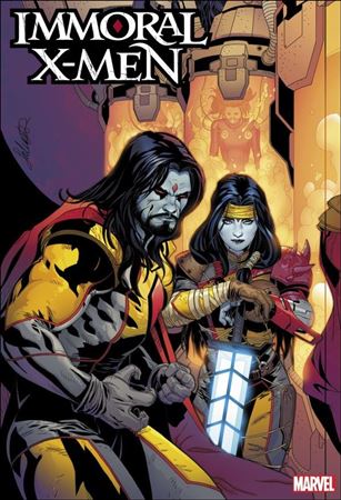 Immoral X-Men issue 3-B Salvador Larroca April SoS Connecting Cover