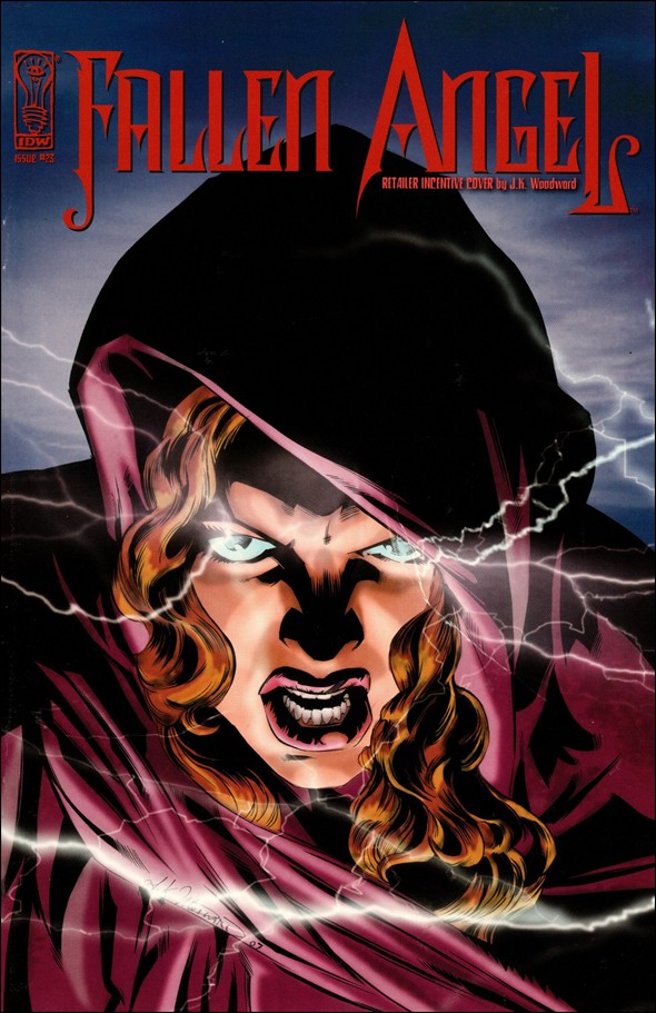 Fallen Angel (2005) issue 23-B J.K. Woodward 1:10 "Face" Cover