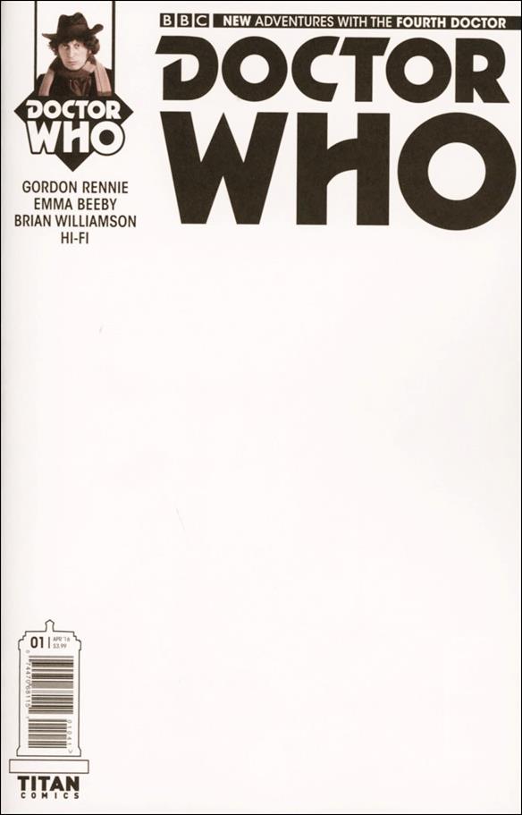 Doctor Who: The Fourth Doctor issue 1-D Blank/Sketch Cover