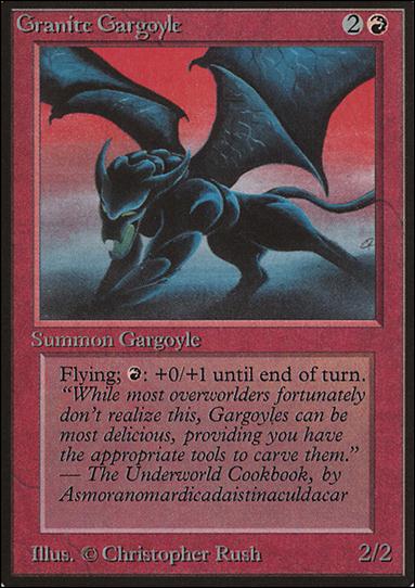 Magic the Gathering: Limited Edition Beta (Base Set) card 156 Granite Gargoyle