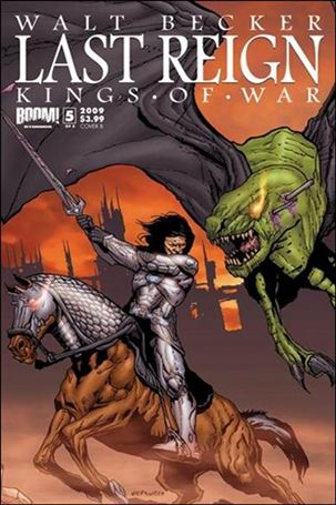Last Reign issue 5-B John Nofsinger Cover