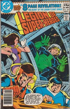 Legion of Super-Heroes (1980) issue 267-B UK Price Cover