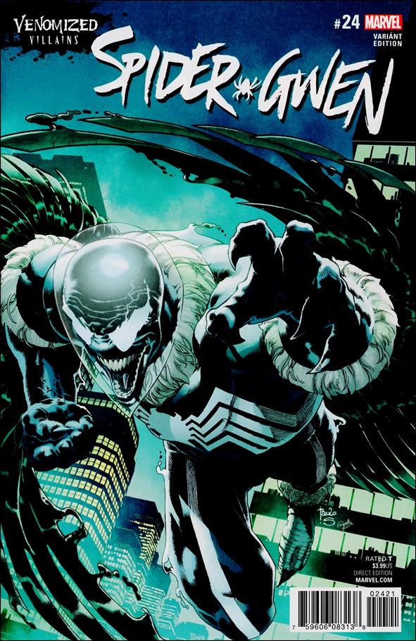 Spider-Gwen (2015/12) issue 24-B Paulo Siqueira Venomized Villains Cover