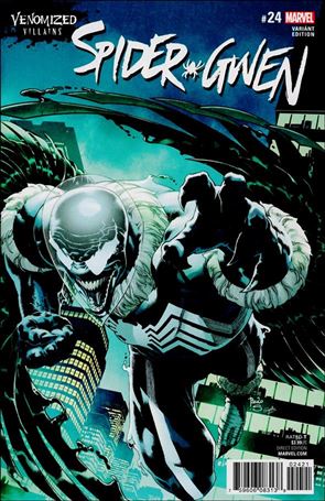 Spider-Gwen (2015/12) issue 24-B Paulo Siqueira Venomized Villains Cover