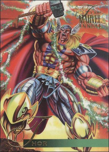 Marvel Annual Flair '95 (Base Set) card 111 Thor
